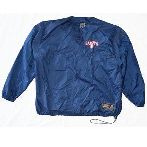 Easton St. Francis Saints Baseball Navy Windbreaker Wind Jacket Mens XL